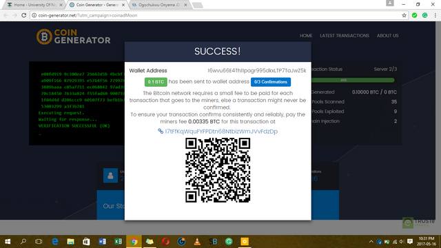 Coin Generator Scam!    Revealed Steemians Beware Legitimate - 